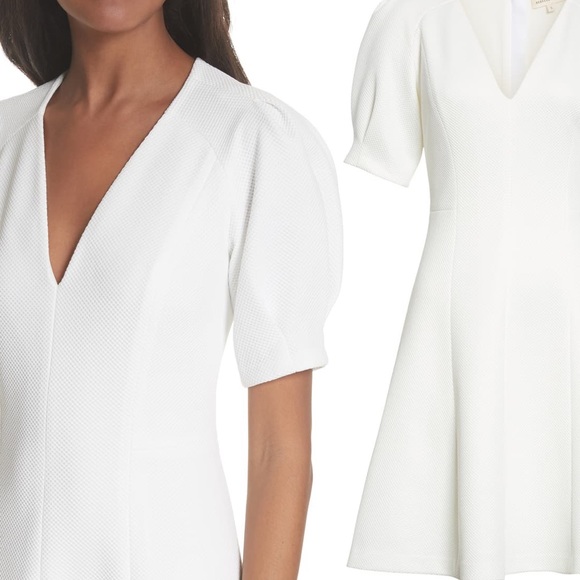 REBECCA TAYLOR KNIT FIT AND FLARE DRESS - NWT! - Picture 5 of 10